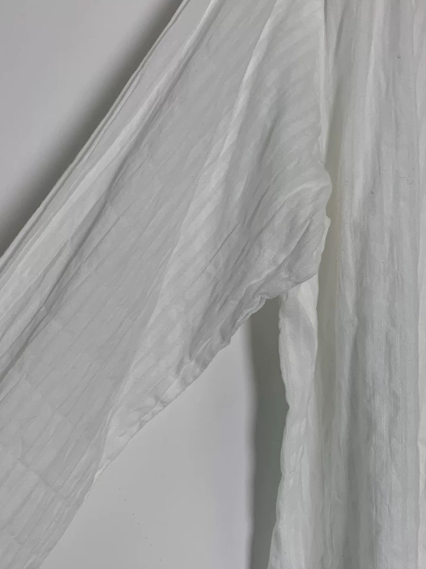 Issey Miyake Issey Miyake Plantation White Shirt Size S / US 4 / IT 40 - 4 Thumbnail