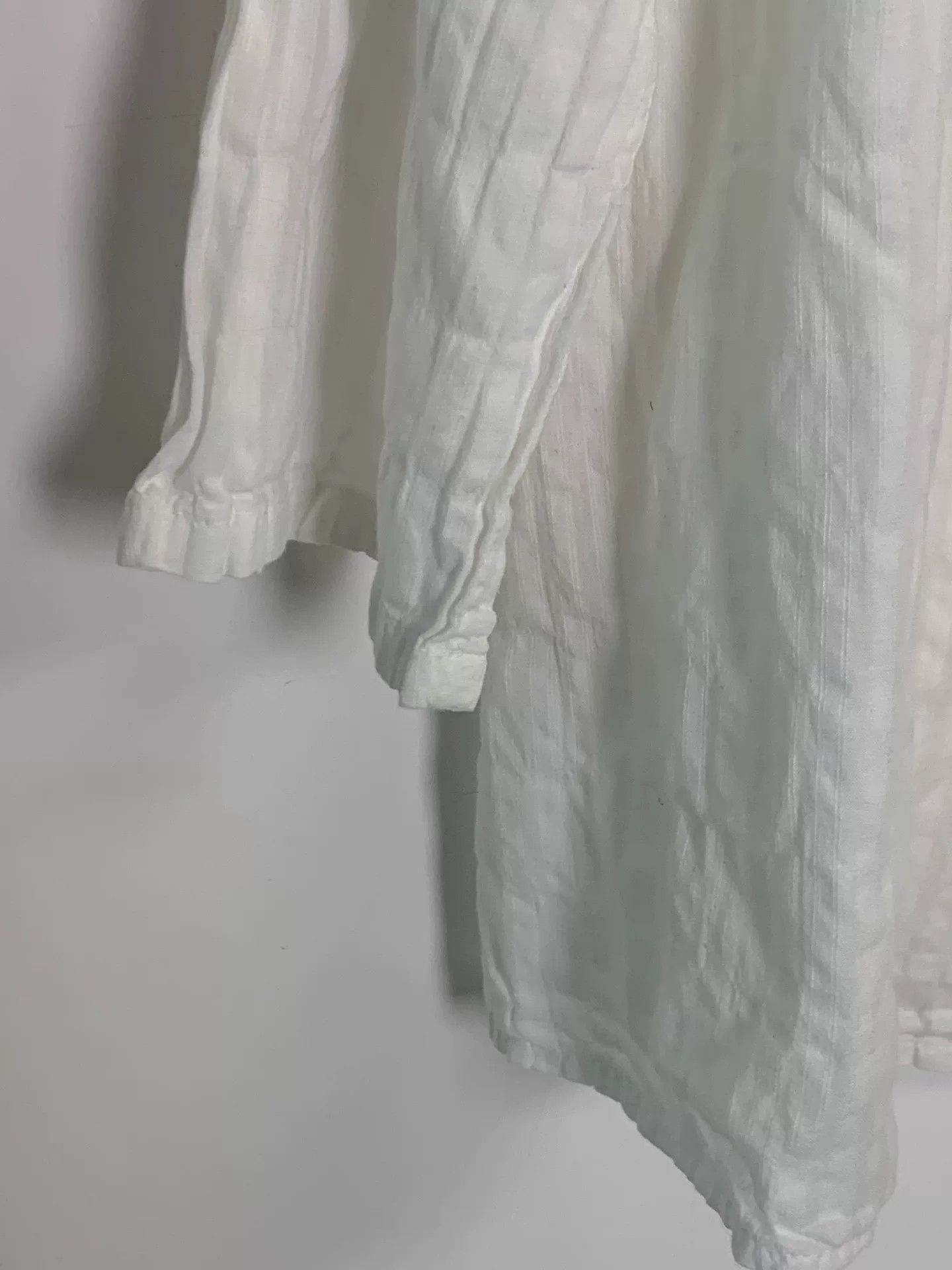 Issey Miyake Issey Miyake Plantation White Shirt Size S / US 4 / IT 40 - 6 Thumbnail