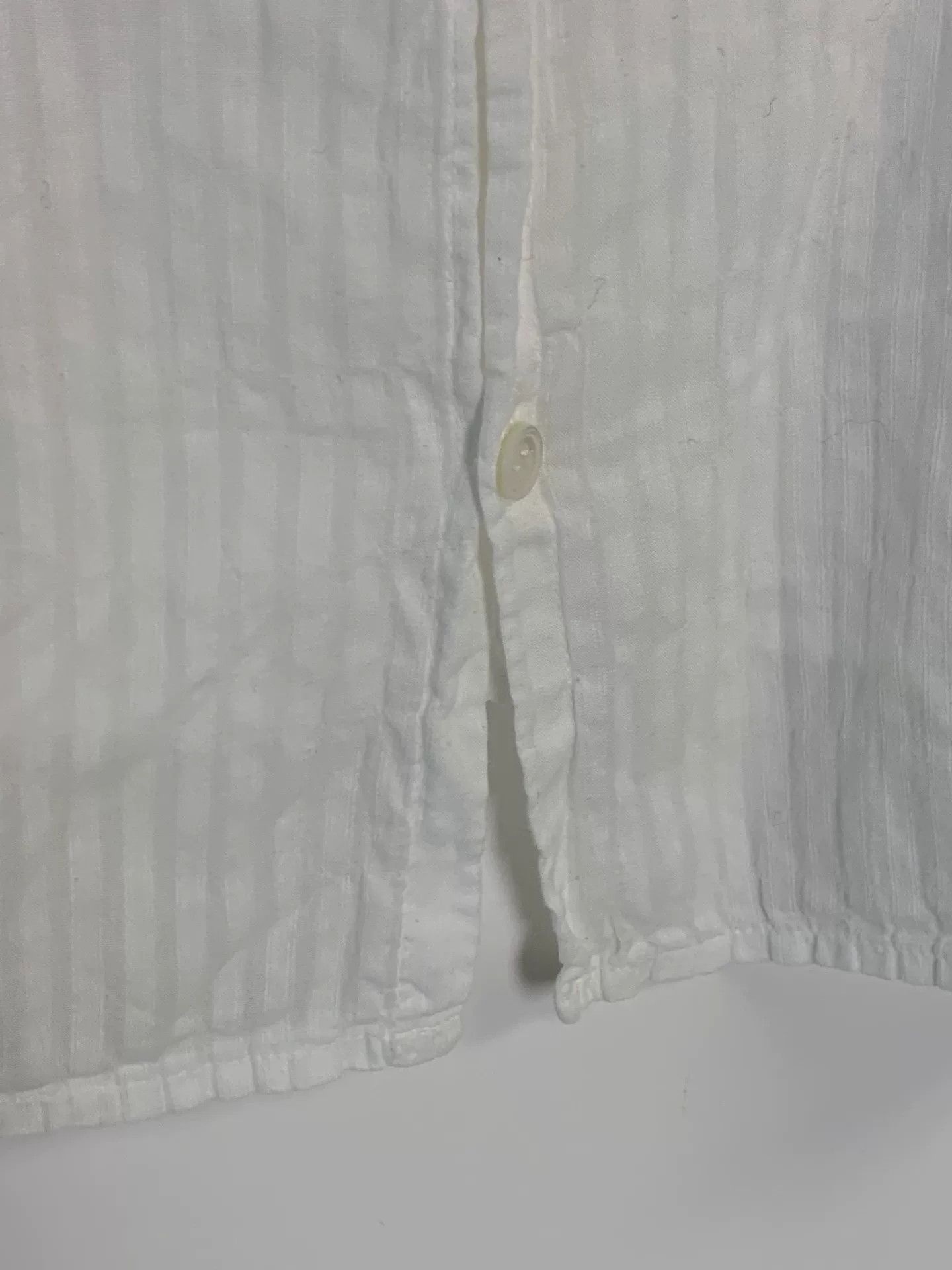 Issey Miyake Issey Miyake Plantation White Shirt Size S / US 4 / IT 40 - 5 Thumbnail