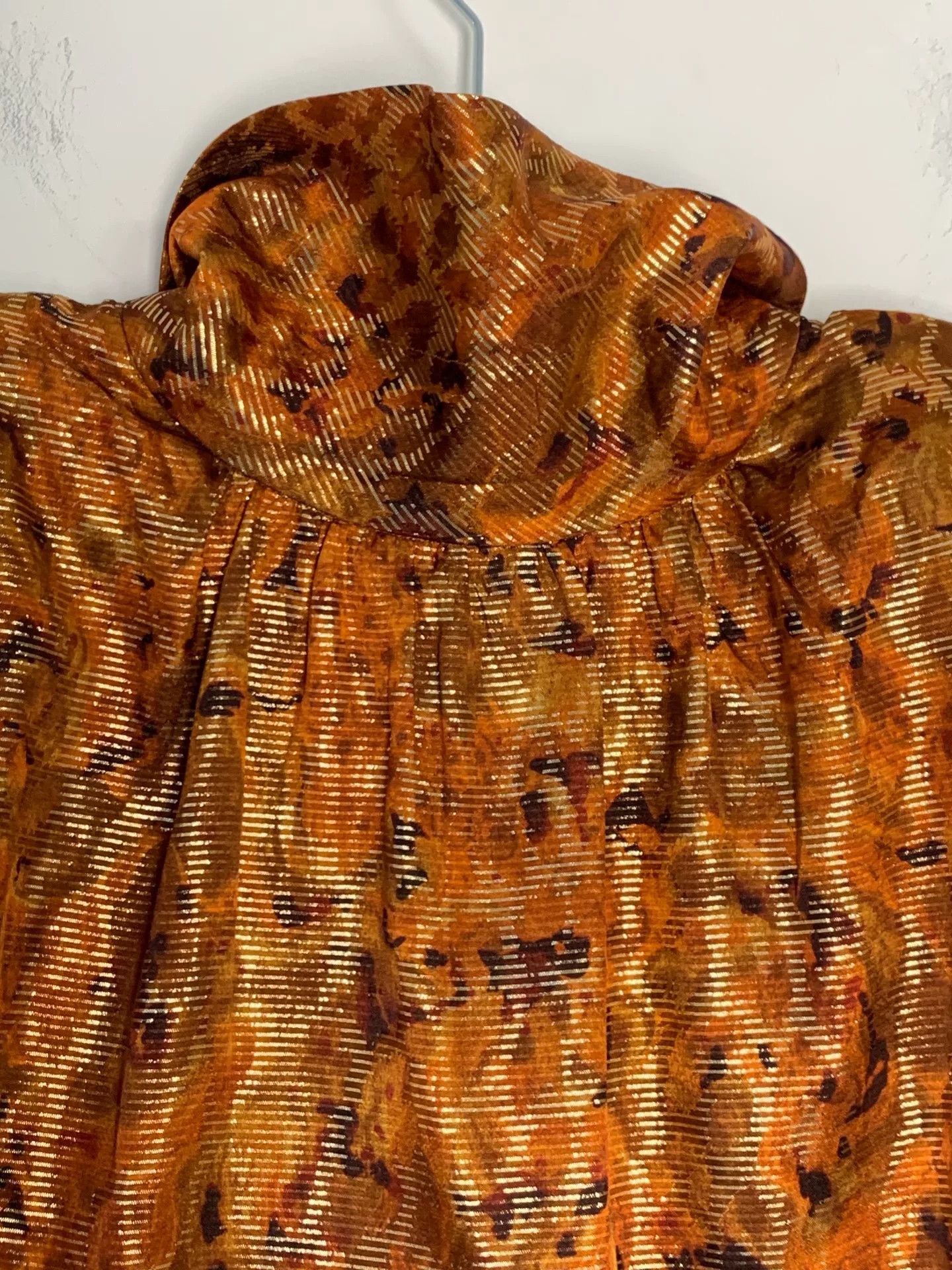 Yves Saint Laurent YSL Silk Shirt with Shoulder Pads Size S / US 4 / IT 40 - 7 Thumbnail