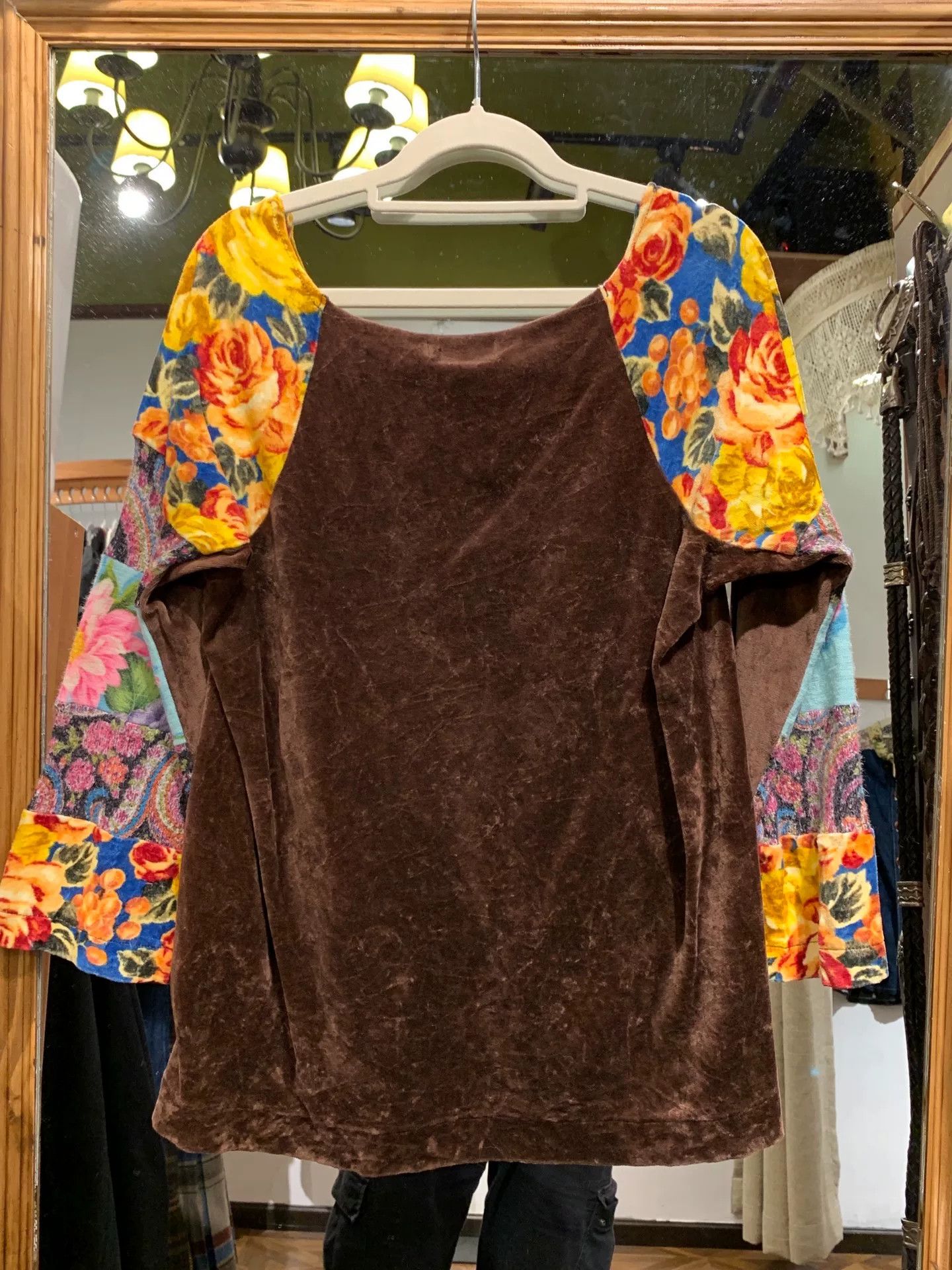 Comme des Garcons Tricot Comme des Garcons Floral Long Sleeve Top Size M / US 6-8 / IT 42-44 - 2 Thumbnail