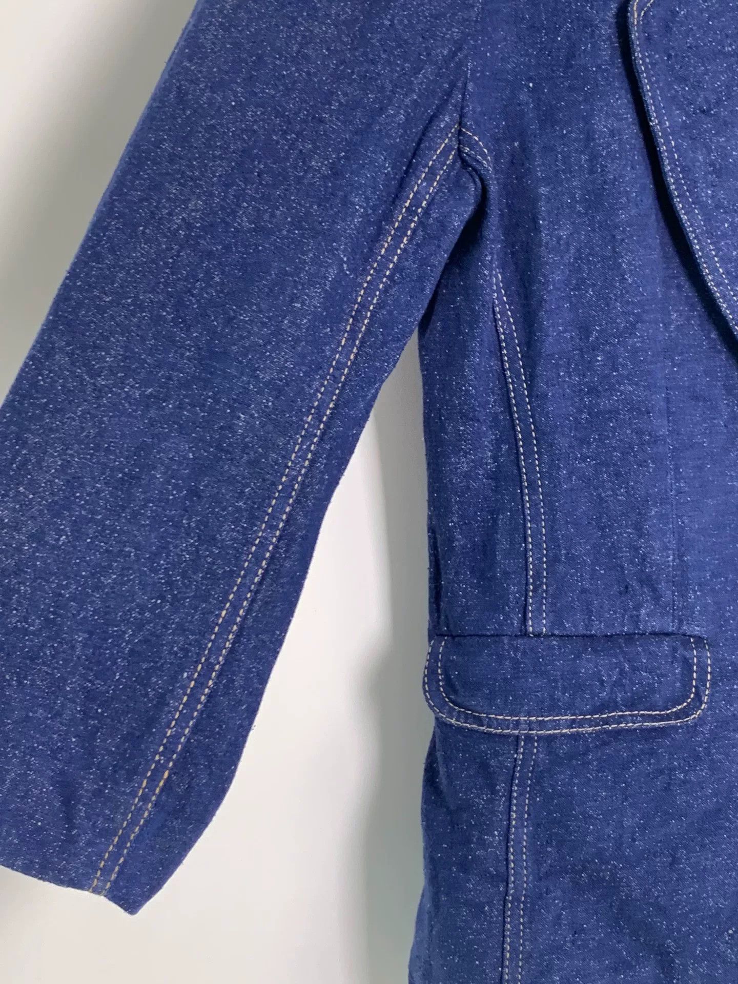 Leonard Paris Leonard Silk Jacket Inspired by Denim Size M / US 6-8 / IT 42-44 - 7 Thumbnail
