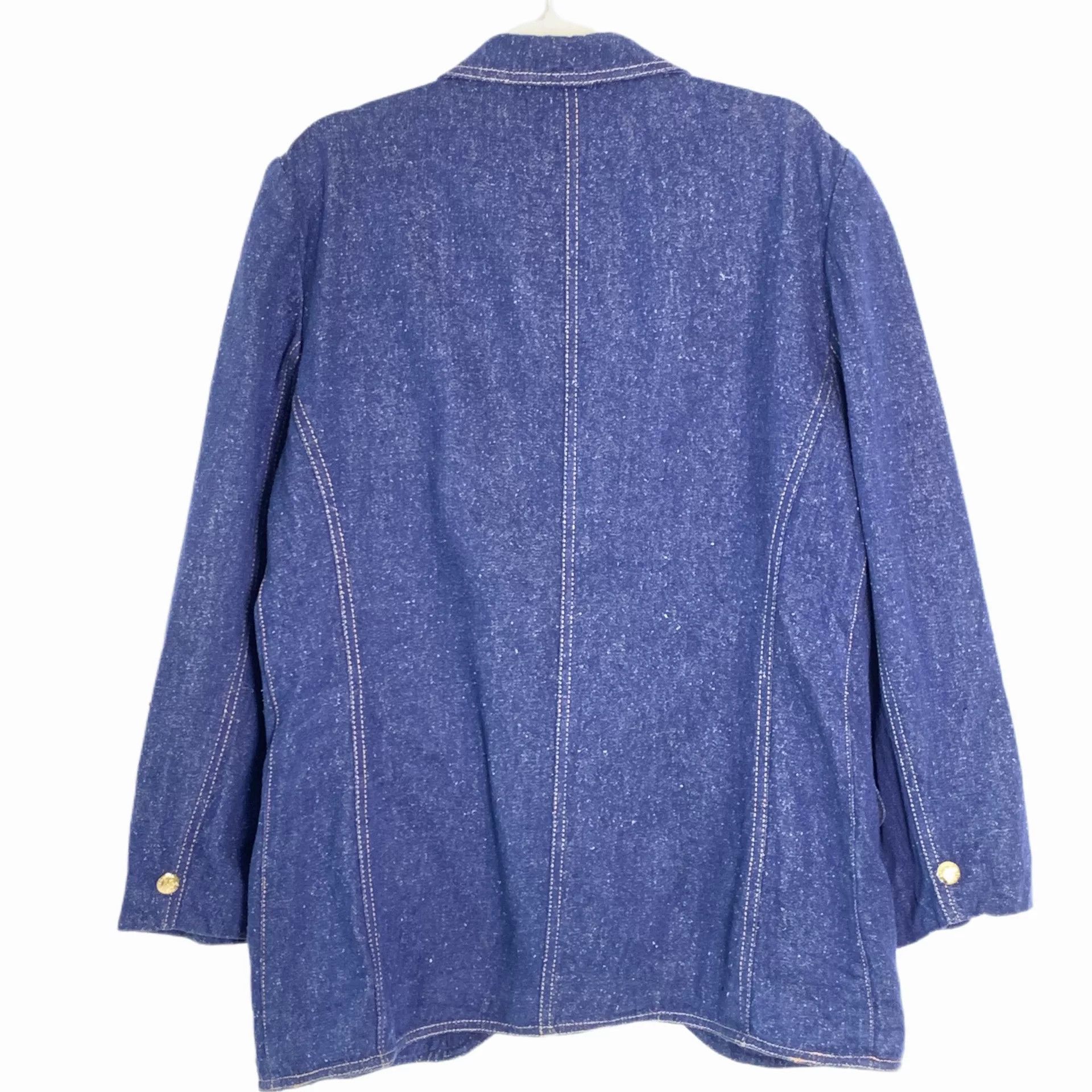 Leonard Paris Leonard Silk Jacket Inspired by Denim Size M / US 6-8 / IT 42-44 - 2 Thumbnail