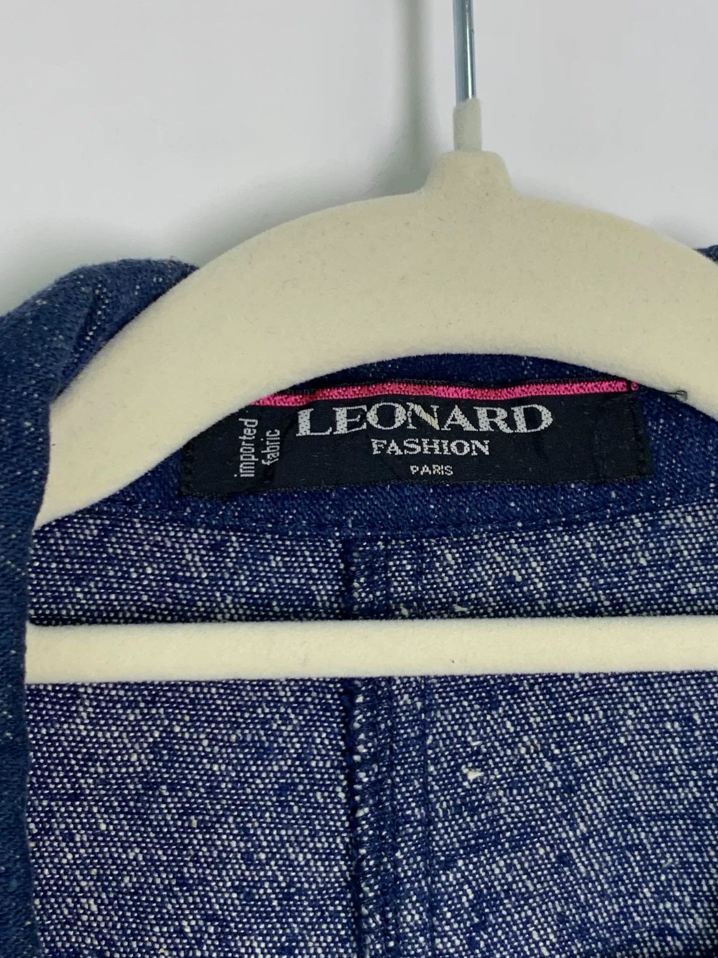 Leonard Paris Leonard Silk Jacket Inspired by Denim Size M / US 6-8 / IT 42-44 - 3 Thumbnail