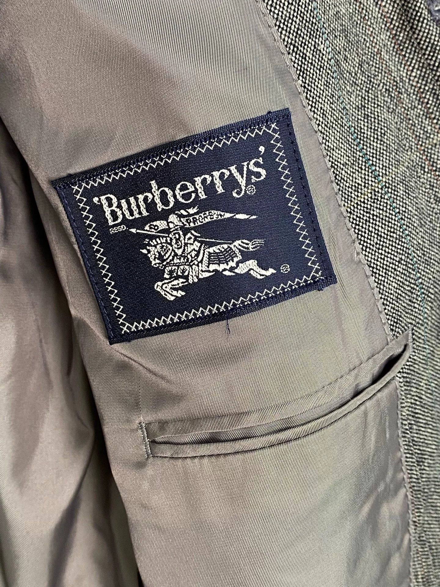 Burberry Burberry Vintage Wool Suit Jacket Size US M / EU 48-50 / 2 - 5 Thumbnail