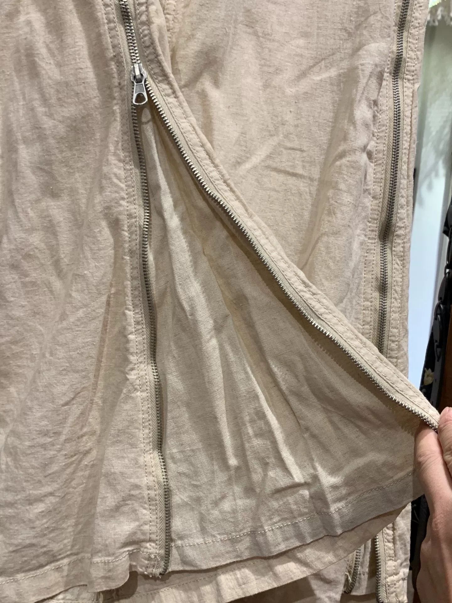 GOA G.O.A. Parachute Half Skirt with Zippers Size 34" / US 12 / IT 48 - 5 Thumbnail