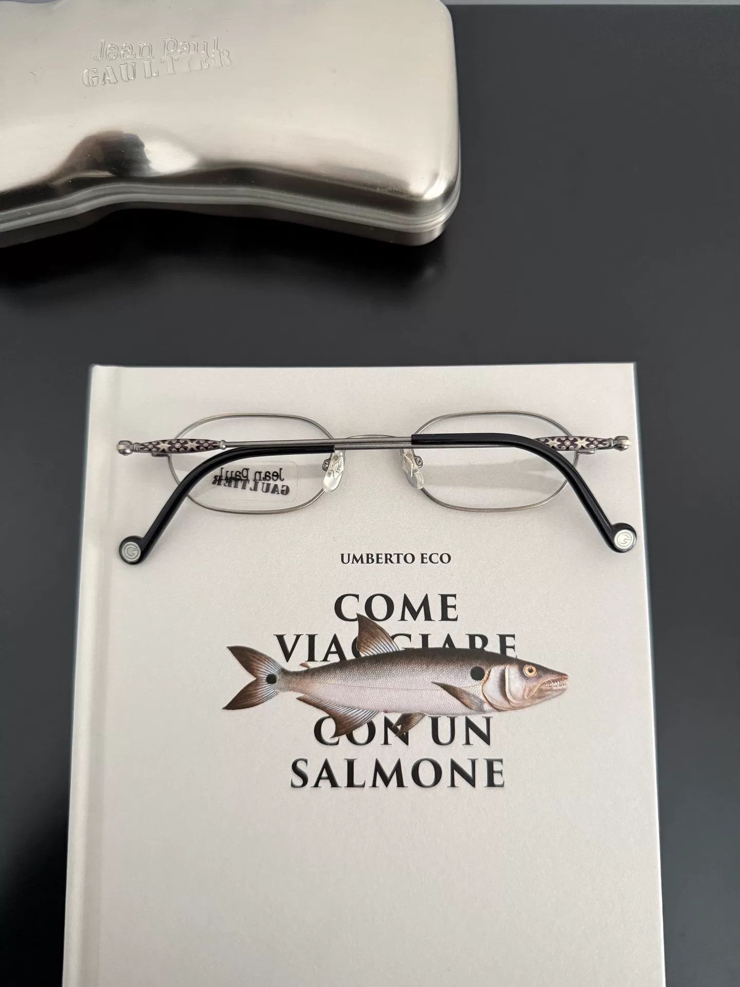Jean Paul Gaultier Jean Paul Gaultier Runway Titanium Glasses Size ONE SIZE - 7 Thumbnail
