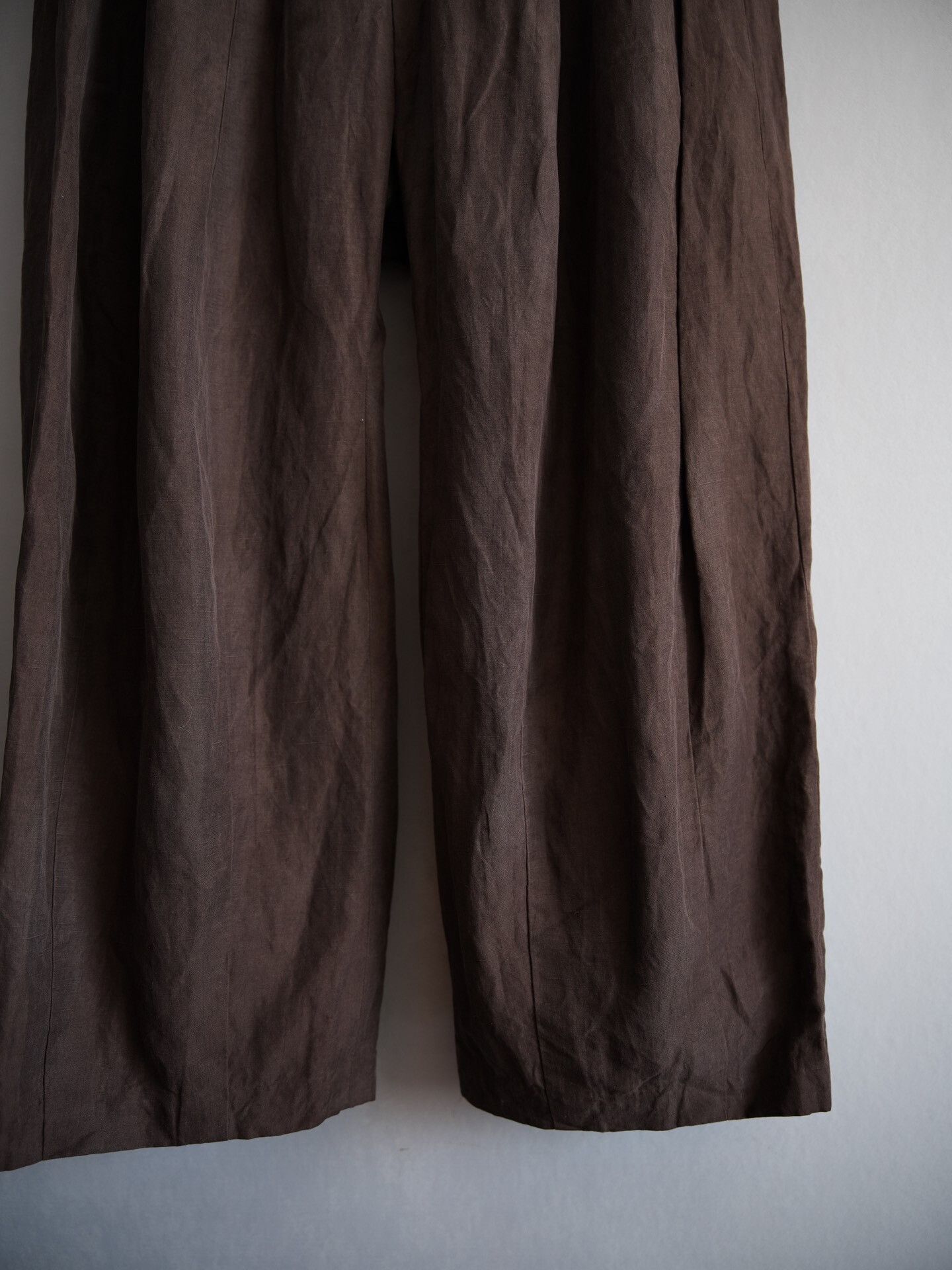 Geoffrey B. Small Geoffrey b.small 22SS Silk-Cotton Wide-Leg Pants Size 26" / US 2 / IT 38 - 5 Thumbnail