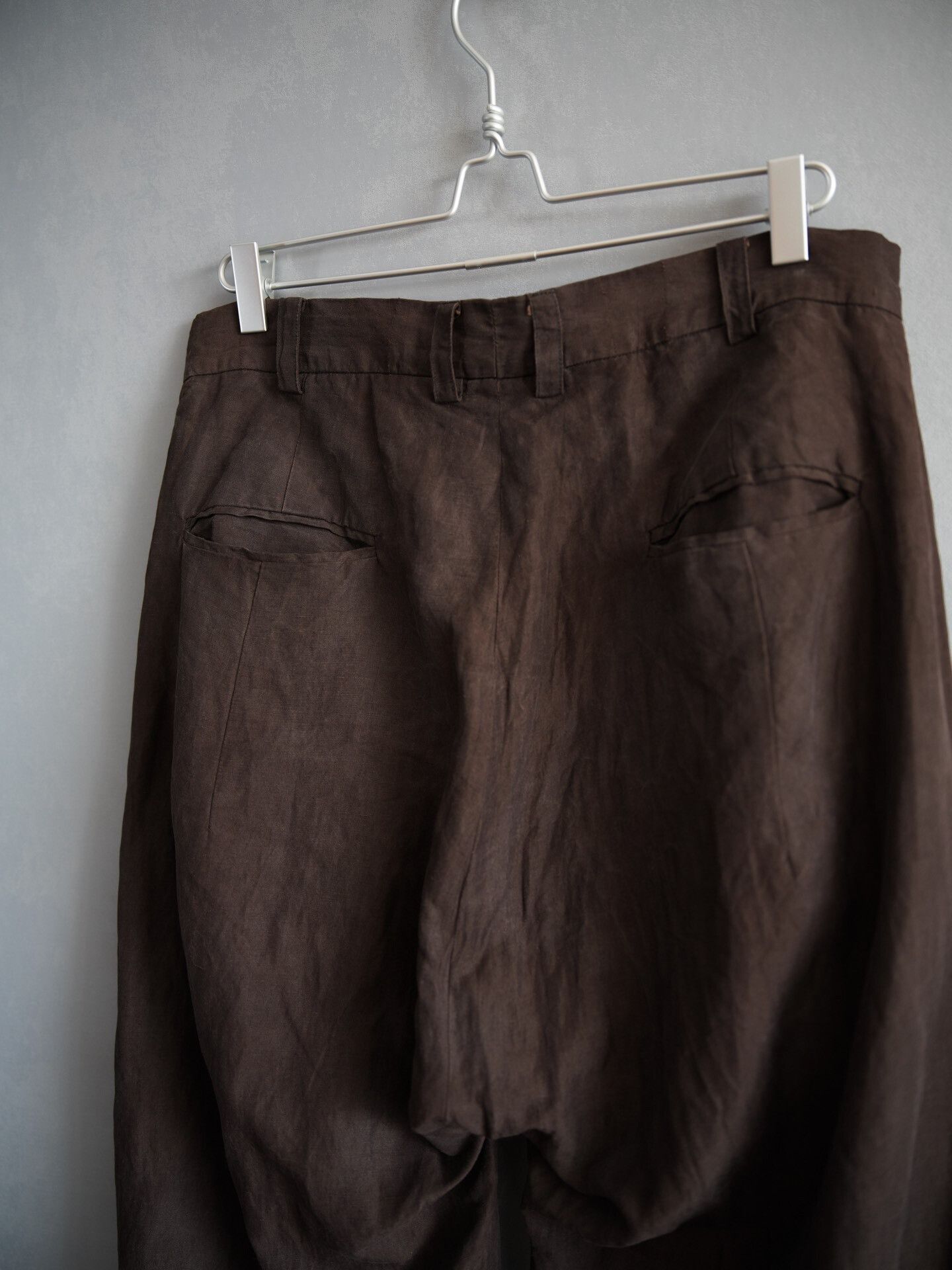 Geoffrey B. Small Geoffrey b.small 22SS Silk-Cotton Wide-Leg Pants Size 26" / US 2 / IT 38 - 7 Thumbnail