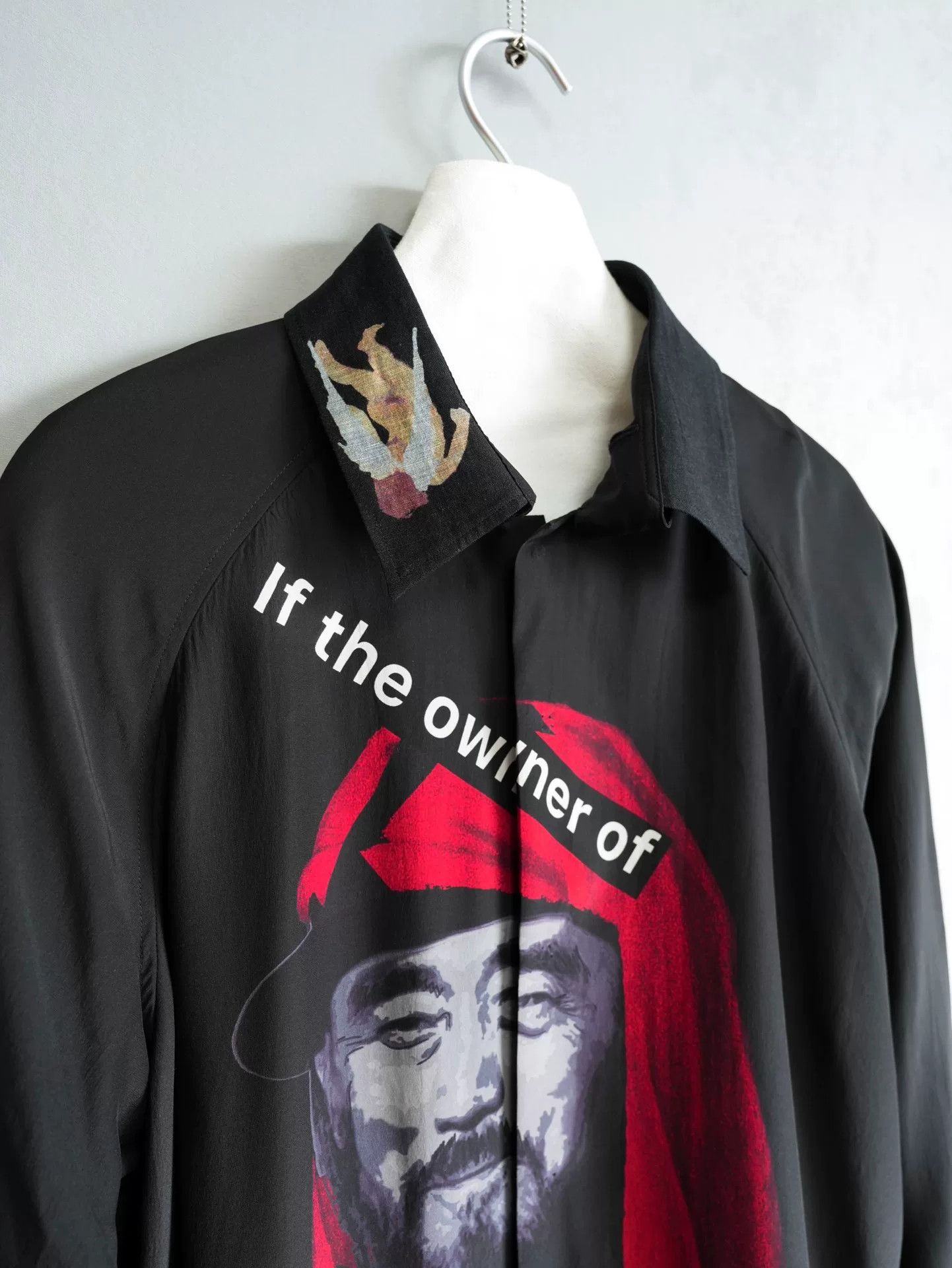 Yohji Yamamoto Yohji Yamamoto 24SS Dog & Man Silk Shirt Size US M / EU 48-50 / 2 - 3 Thumbnail