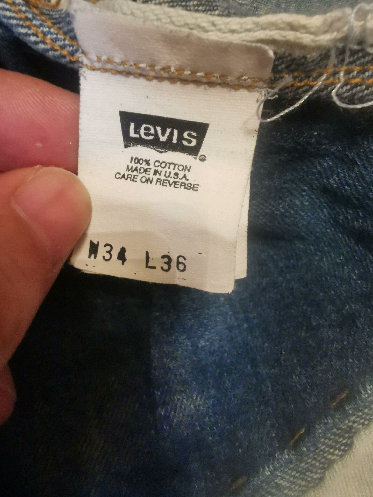 LVC LVC1918 Vintage Denim Jeans Size US 30 / EU 46 - 7 Thumbnail