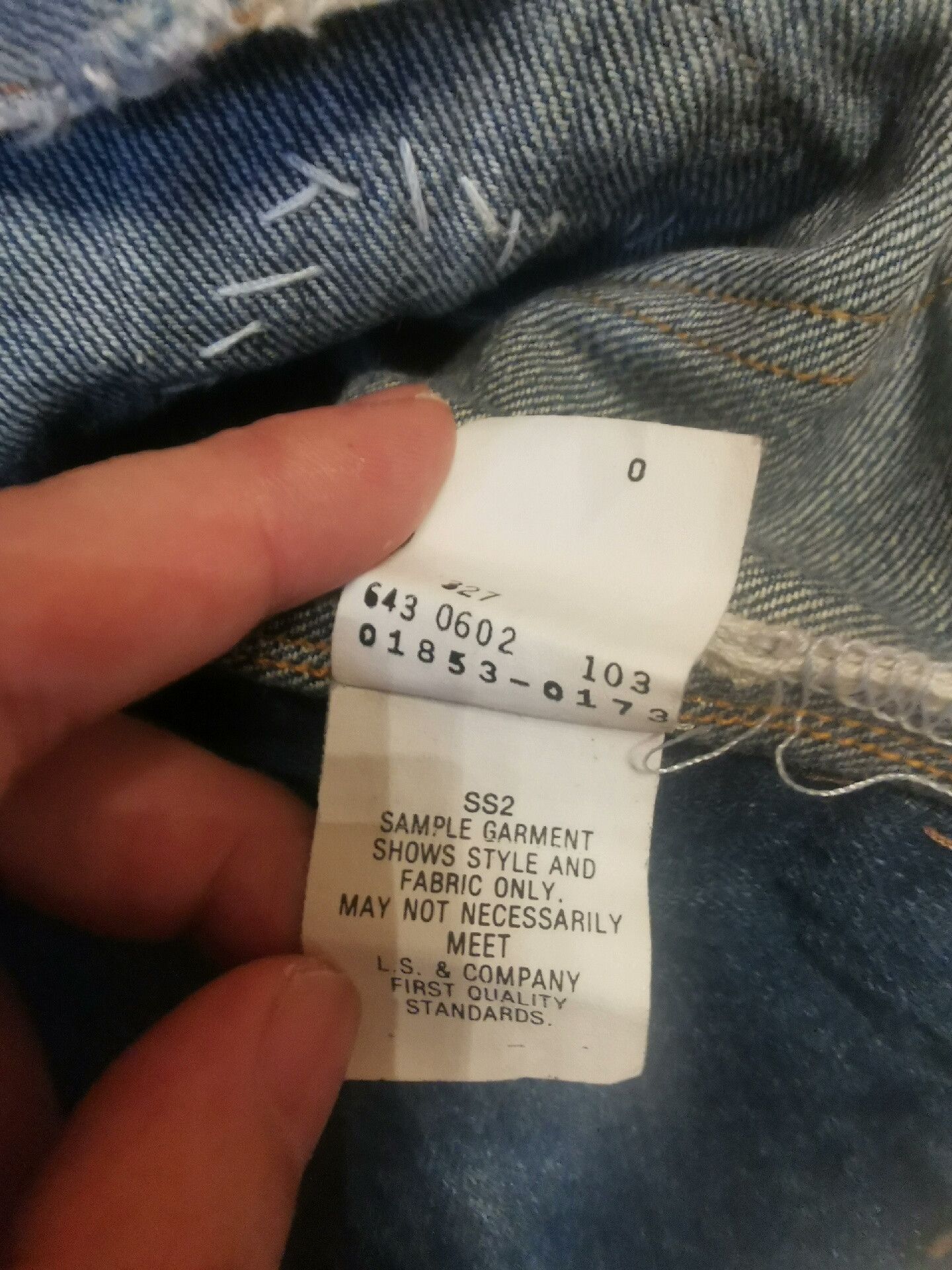LVC LVC1918 Vintage Denim Jeans Size US 30 / EU 46 - 6 Thumbnail
