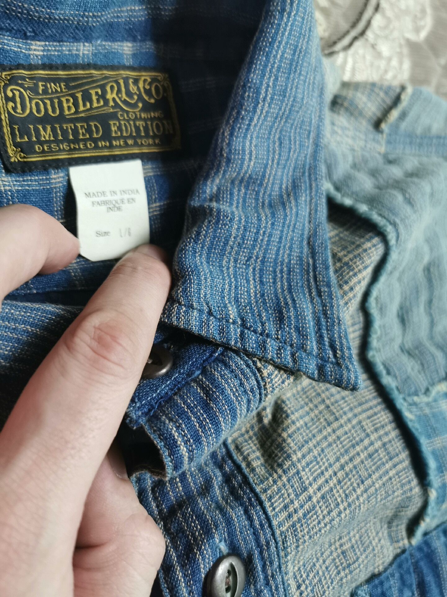 RRL Ralph Lauren RRL Boro Patchwork Shirt Size US M / EU 48-50 / 2 - 5 Thumbnail