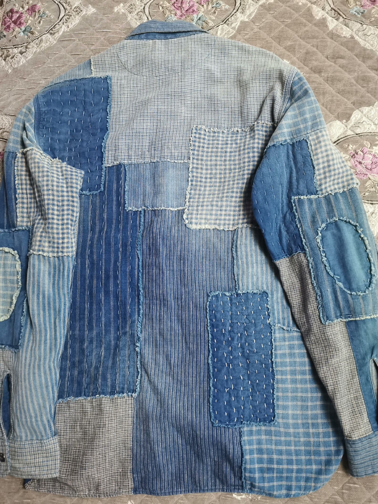 RRL Ralph Lauren RRL Boro Patchwork Shirt Size US M / EU 48-50 / 2 - 3 Thumbnail