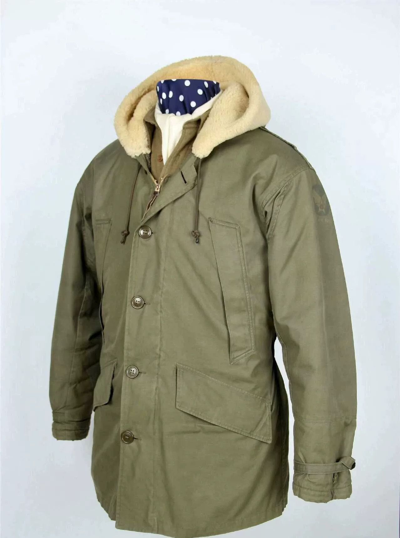 Vintage WWII Original B-11 Parka Coat Size US M / EU 48-50 / 2 - 9 Thumbnail