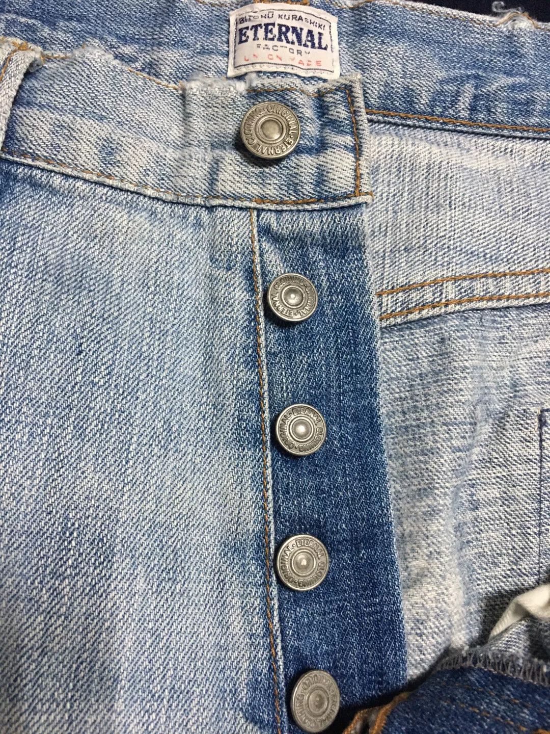 Eternal Eternal Japan Vintage Distressed Jeans Size US 30 / EU 46 - 6 Thumbnail
