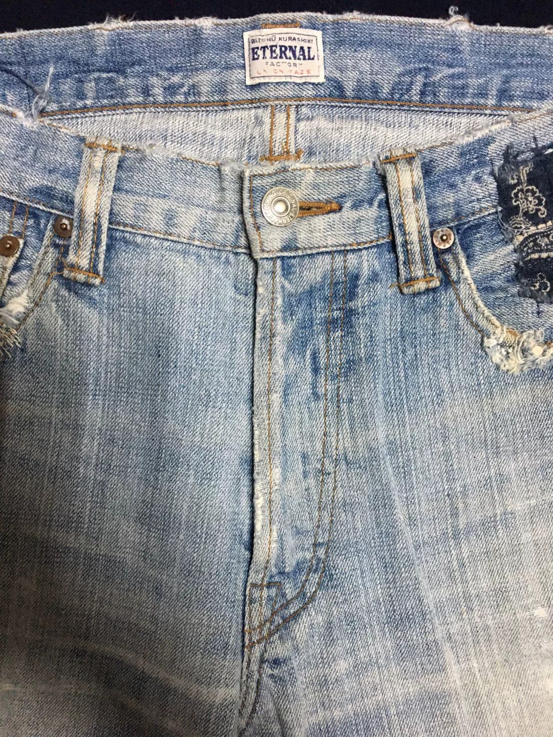 Eternal Eternal Japan Vintage Distressed Jeans Size US 30 / EU 46 - 8 Thumbnail