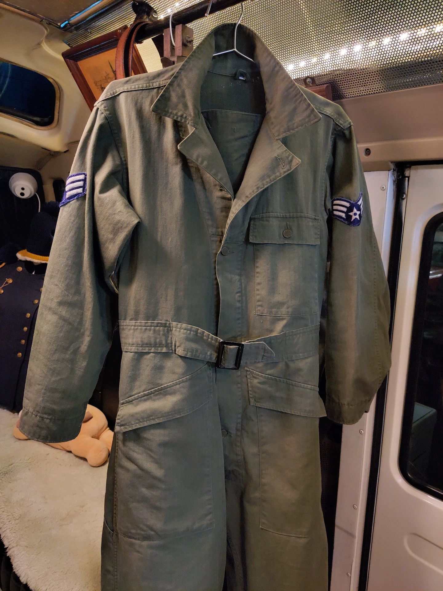 Vintage Vintage US Air Force Herringbone Coverall Size US 34 / EU 50 - 2 Thumbnail