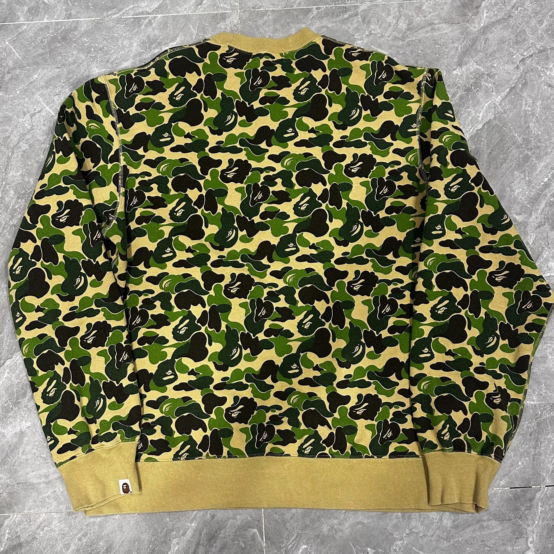 Bape Bape Camouflage Crewneck Sweatshirt Size US XXL / EU 58 / 5 - 2 Thumbnail