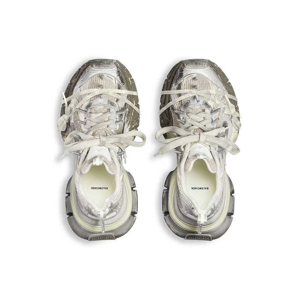 Balenciaga 3XL Spikes Sneakers in White/Beige Size US 9 / EU 42 - 3 Thumbnail