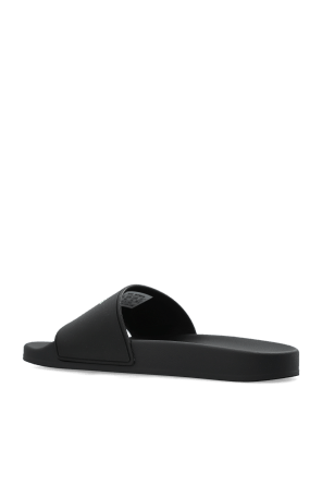 Balenciaga BALENCIAGA BLACK RUBBER SLIDES ‘POOL’ Size US 8 / IT 38 - 3 Thumbnail
