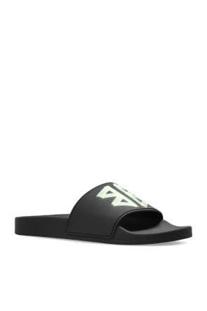 Balenciaga BALENCIAGA BLACK RUBBER SLIDES ‘POOL’ Size US 10 / IT 40 - 2 Thumbnail