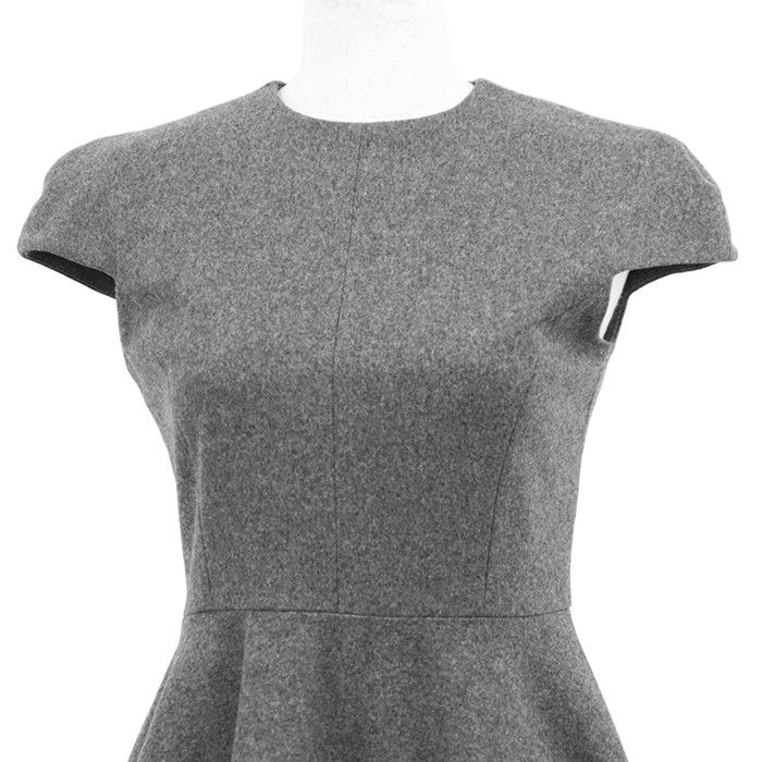 Other Other YOKO CHAN Flano Wool Dress Textile Dresses YCD-318-409 DUTY FREE for USA Size ONE SIZE - 2 Thumbnail