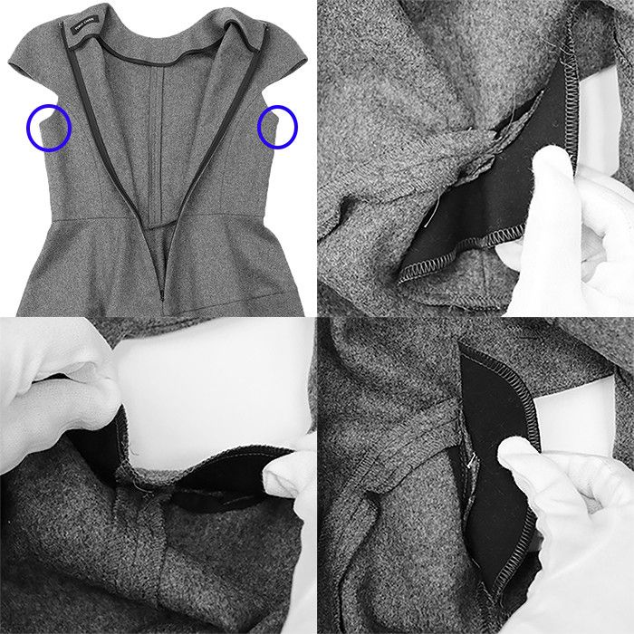 Other Other YOKO CHAN Flano Wool Dress Textile Dresses YCD-318-409 DUTY FREE for USA Size ONE SIZE - 9 Thumbnail