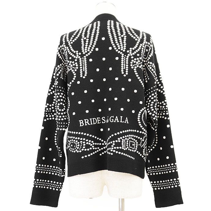 Hermes Hermes Hermès BRIDES de GALA42 Cashmere Cotton Polyamide Cardigan Textile Tops DUTY FREE for USA Size ONE SIZE - 4 Thumbnail