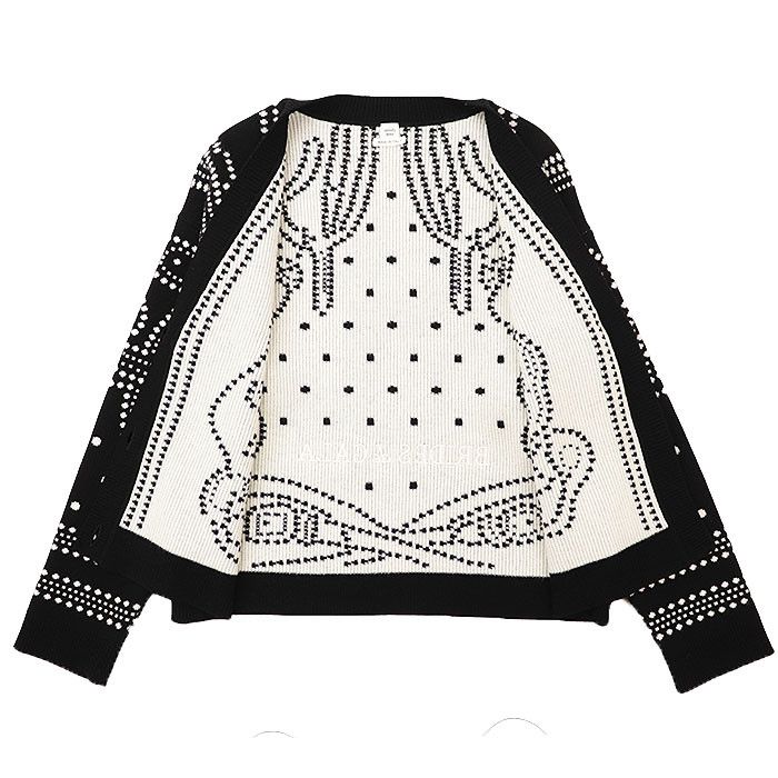 Hermes Hermes Hermès BRIDES de GALA42 Cashmere Cotton Polyamide Cardigan Textile Tops DUTY FREE for USA Size ONE SIZE - 8 Thumbnail