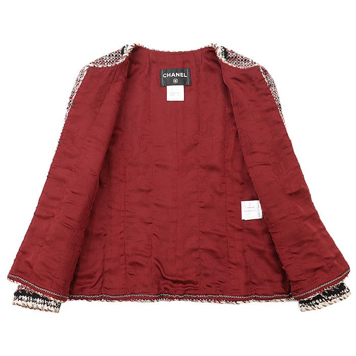 Chanel Chanel Chanel Tweed Wool Nylon Jacket Textile Outerwear P39769 DUTY FREE for USA Size ONE SIZE - 8 Thumbnail