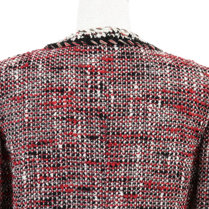 Chanel Chanel Chanel Tweed Wool Nylon Jacket Textile Outerwear P39769 DUTY FREE for USA Size ONE SIZE - 11 Thumbnail