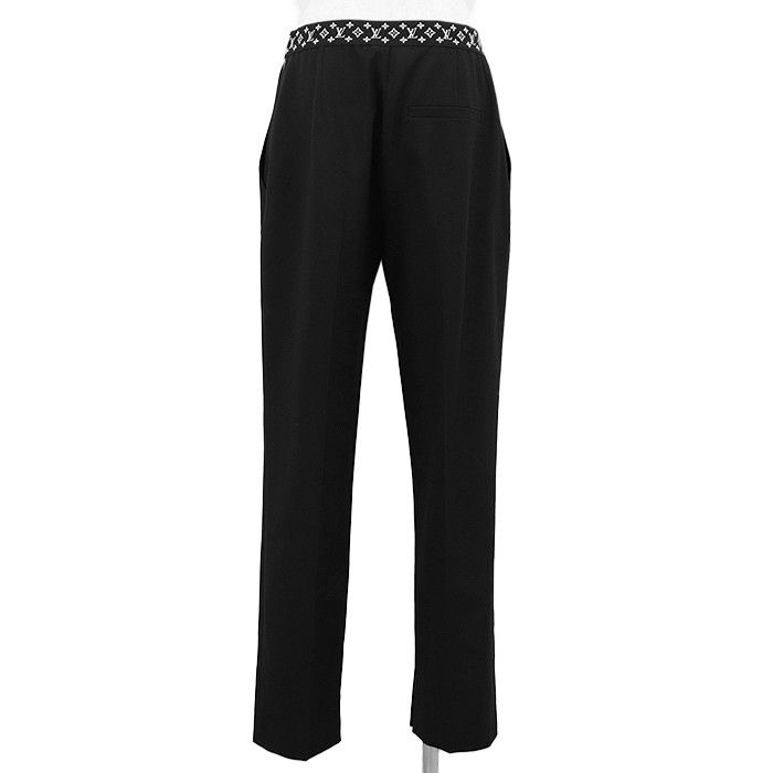 Louis Vuitton Louis Vuitton Louis Vuitton Easy Slacks Monogram Wool Pants Textile Bottoms DUTY FREE for USA Size ONE SIZE - 7 Thumbnail