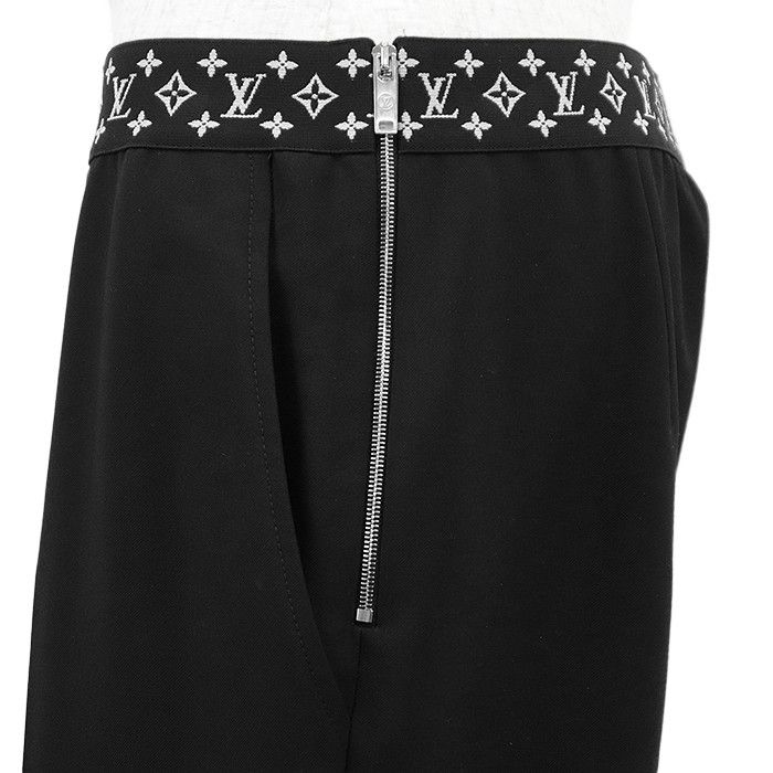 Louis Vuitton Louis Vuitton Louis Vuitton Easy Slacks Monogram Wool Pants Textile Bottoms DUTY FREE for USA Size ONE SIZE - 5 Thumbnail