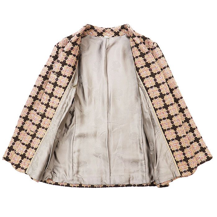 Gucci Gucci Gucci Tweed Wool Nylon Jacket Textile Outerwear 52808/75 DUTY FREE for USA Size ONE SIZE - 7 Thumbnail