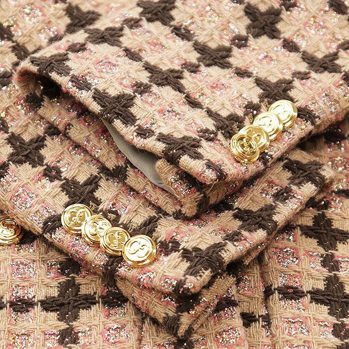 Gucci Gucci Gucci Tweed Wool Nylon Jacket Textile Outerwear 52808/75 DUTY FREE for USA Size ONE SIZE - 11 Thumbnail