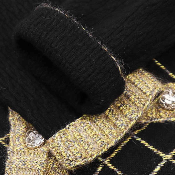Chanel Chanel Chanel Matelasse Melange Knit Silk Cashmere Mohair Cardigan Textile Outerwear P52797 DUTY FREE for USA Size ONE SIZE - 8 Thumbnail
