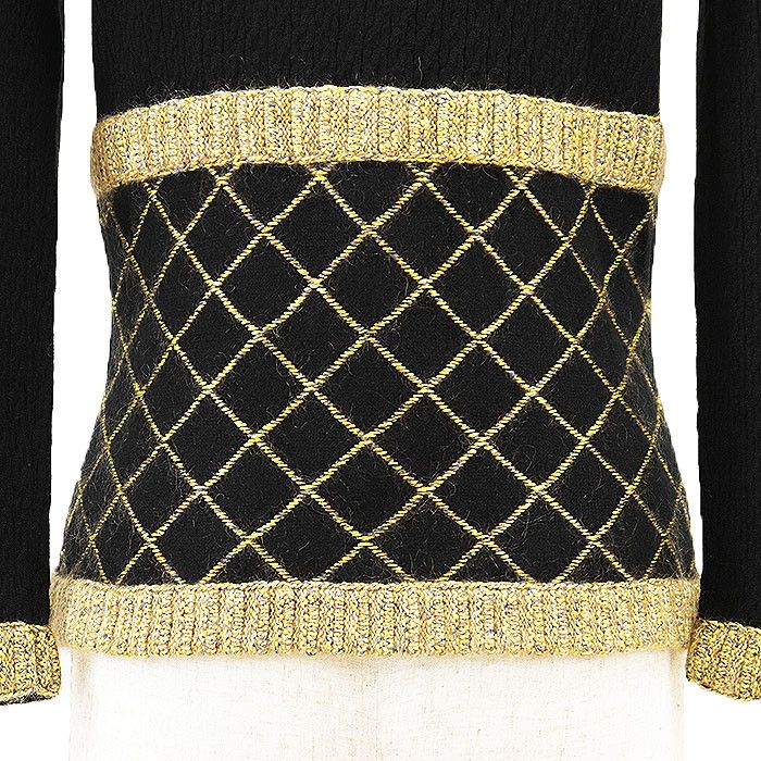 Chanel Chanel Chanel Matelasse Melange Knit Silk Cashmere Mohair Cardigan Textile Outerwear P52797 DUTY FREE for USA Size ONE SIZE - 5 Thumbnail
