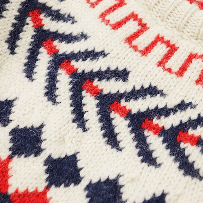 Celine Celine CELINE Fair Isle Wool Sweater Textile Tops DUTY FREE for USA Size ONE SIZE - 2 Thumbnail