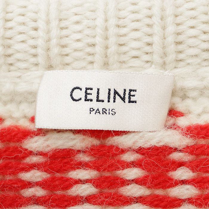 Celine Celine CELINE Fair Isle Wool Sweater Textile Tops DUTY FREE for USA Size ONE SIZE - 6 Thumbnail