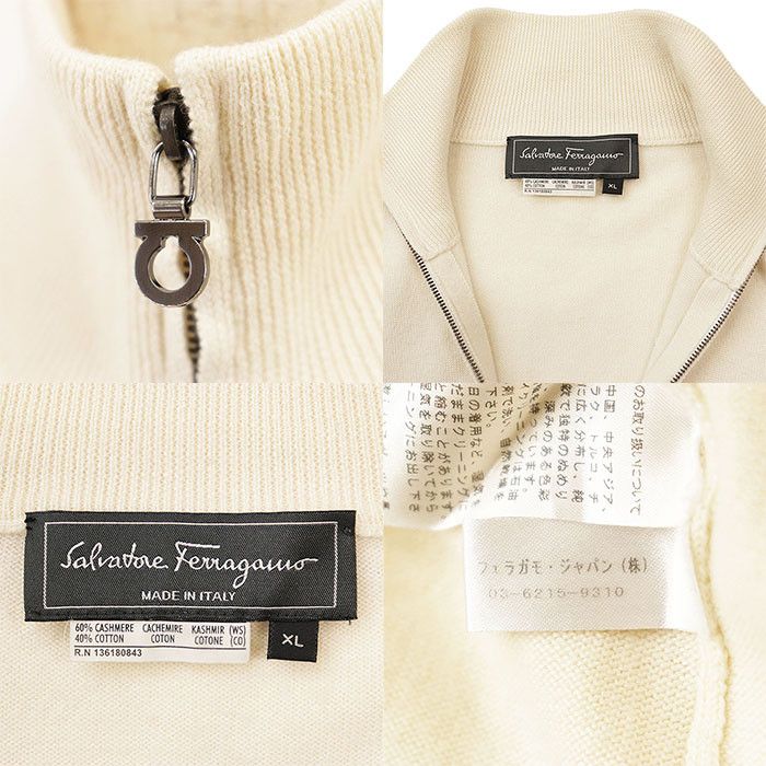 Salvatore Ferragamo Salvatore Ferragamo Salvatore Ferragamo Cashmere Cotton Knit Jacket Textile Outerwear DUTY FREE for USA Size ONE SIZE - 10 Thumbnail
