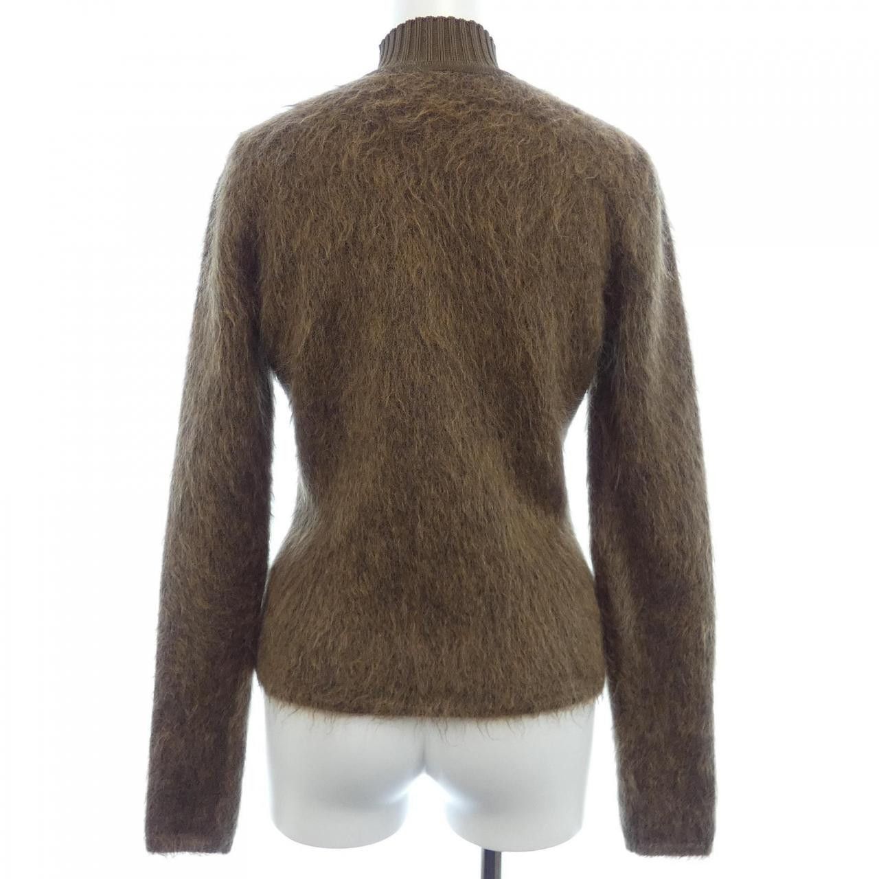 Hermes Hermes Hermès 2H2633DG Cashmere Blend Knit 36 Textile Tops DUTY FREE for USA Size ONE SIZE - 2 Thumbnail