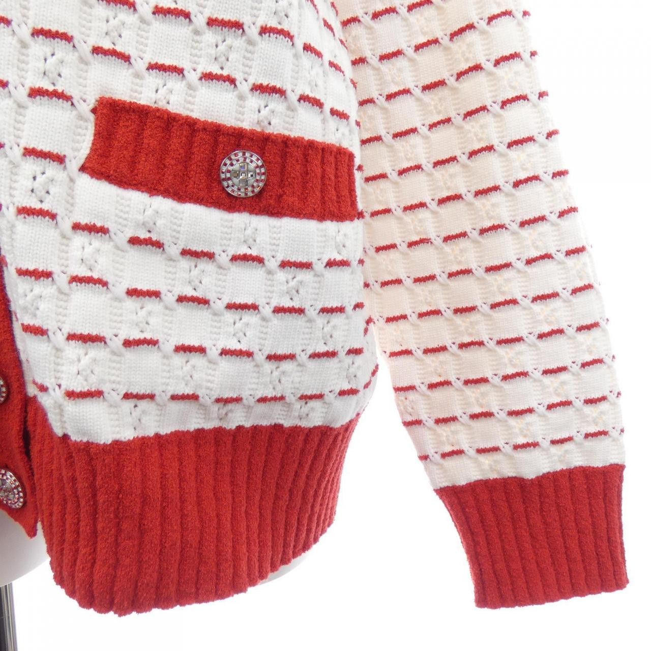 Chanel Chanel Chanel Cardigan Wool Cardigan Textile Tops P74152K10656 DUTY FREE for USA Size ONE SIZE - 7 Thumbnail