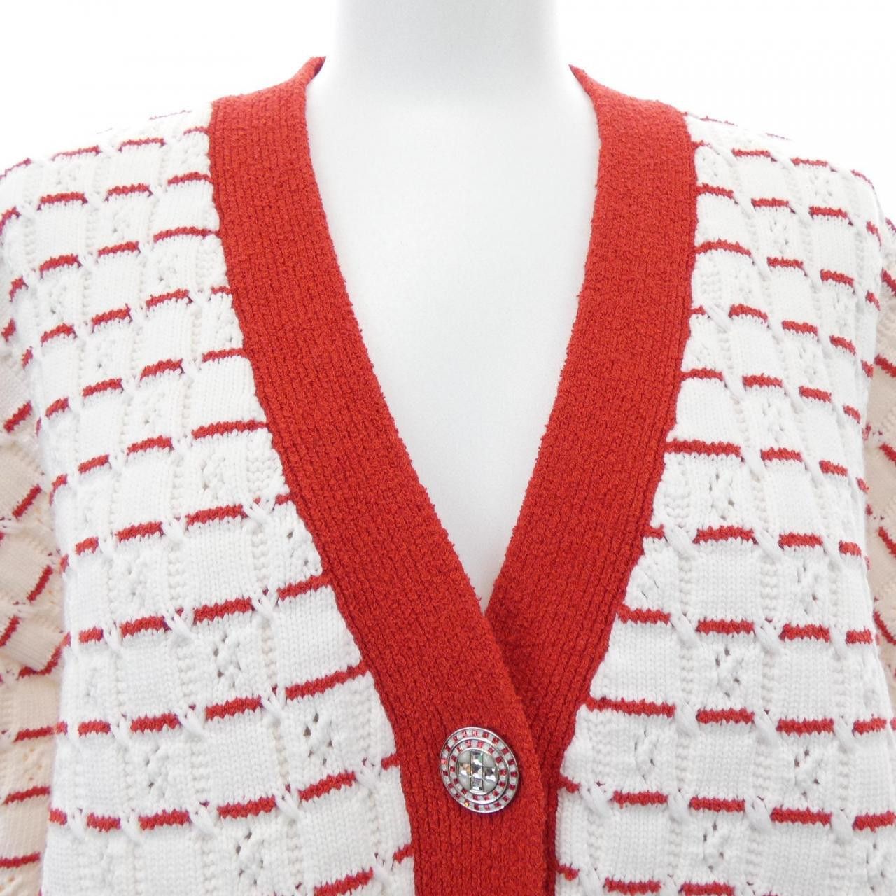 Chanel Chanel Chanel Cardigan Wool Cardigan Textile Tops P74152K10656 DUTY FREE for USA Size ONE SIZE - 6 Thumbnail