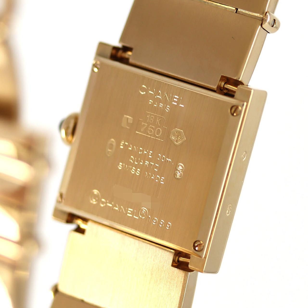 Chanel Chanel Mademoiselle YG Quartz Precious Metal Quartz H0834 DUTY FREE for USA