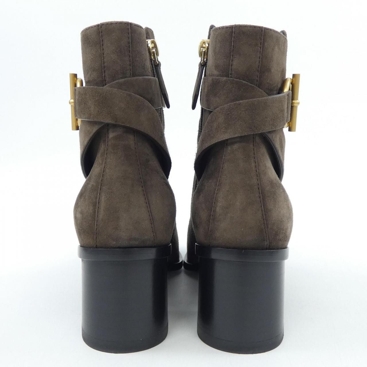 Hermes Hermes Hermès Gilles Grenan Buckle Veaud Velours Boots Leather Shoes DUTY FREE for USA Size ONE SIZE - 5 Thumbnail