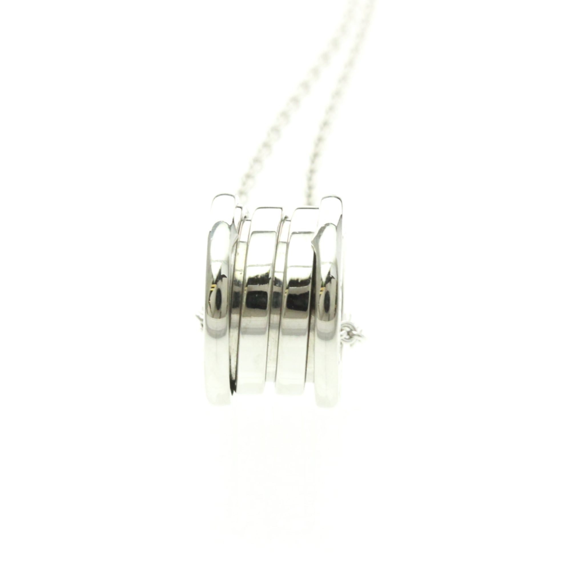 Bvlgari Bvlgari B.zero1 Necklace White Gold (18K) No Stone Men,Women Fashion Pendant Necklace (Silver) Size ONE SIZE - 4 Thumbnail