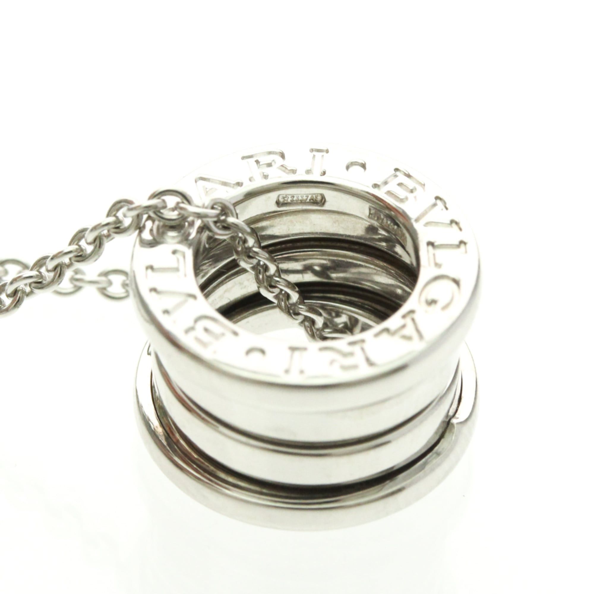 Bvlgari Bvlgari B.zero1 Necklace White Gold (18K) No Stone Men,Women Fashion Pendant Necklace (Silver) Size ONE SIZE - 7 Thumbnail