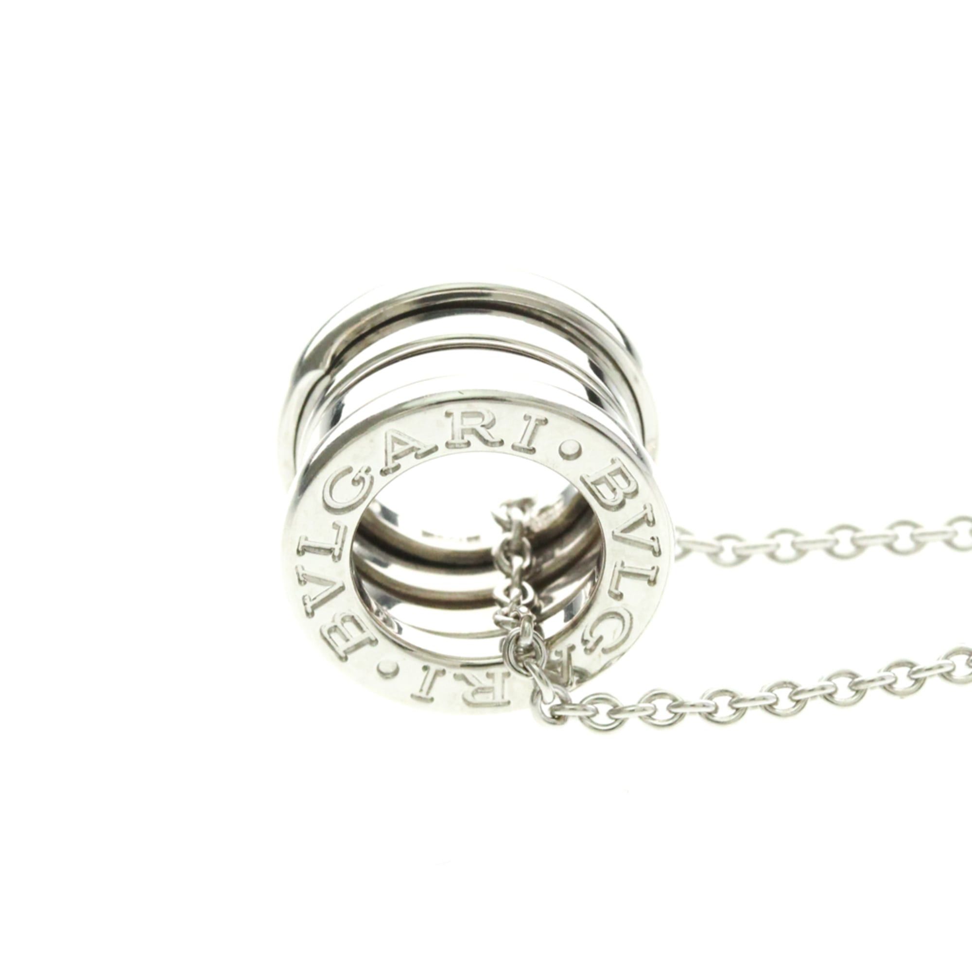 Bvlgari Bvlgari B.zero1 Necklace White Gold (18K) No Stone Men,Women Fashion Pendant Necklace (Silver) Size ONE SIZE - 2 Thumbnail