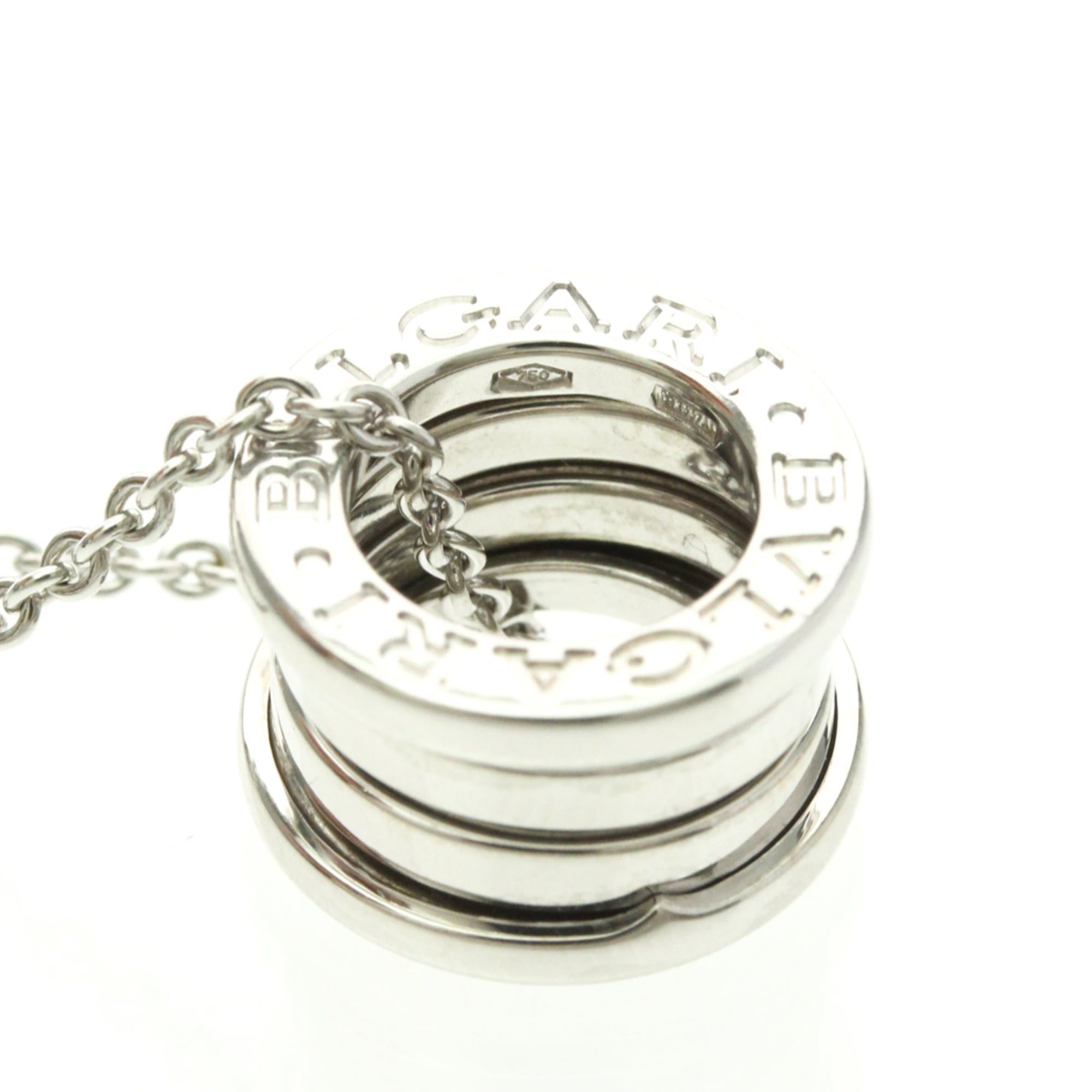 Bvlgari Bvlgari B.zero1 Necklace White Gold (18K) No Stone Men,Women Fashion Pendant Necklace (Silver) Size ONE SIZE - 8 Thumbnail